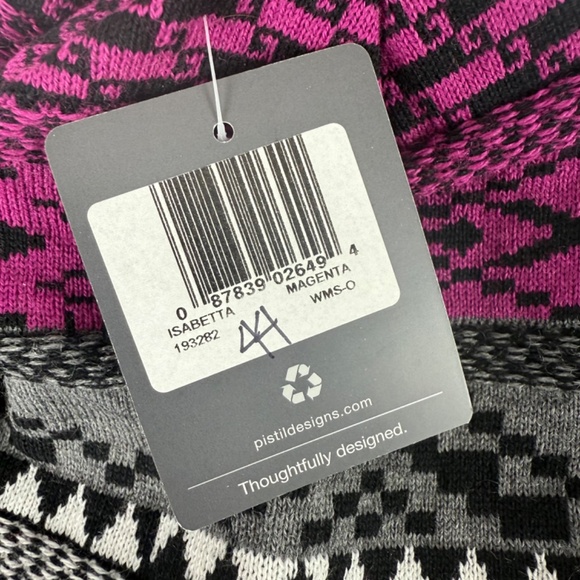 NWT Pistil Winter Beanie Stocking Ski Cap Isabetta Magenta Aztec Christmas Gift - Picture 9 of 14